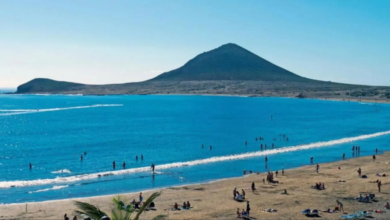 Medano Beach Blue El Medano  Spain